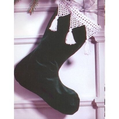 Lace Stocking Edging in Patons Astra - Downloadable PDF