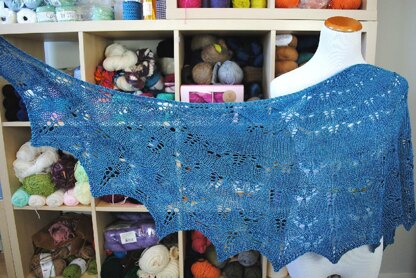 Butterfly Garden Lace Shawl