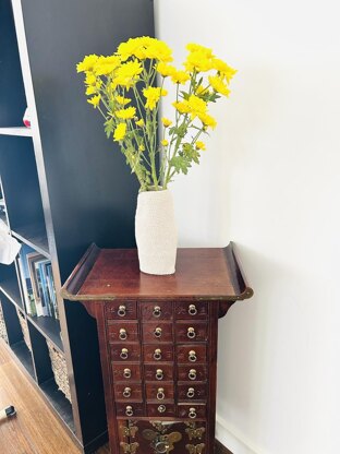 Two classic curvy vases