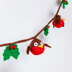 Holly, Christmas Pudding & Robin Set - Free Christmas Decorations Knitting Pattern in Paintbox Yarns Simply DK