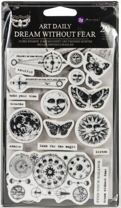 Prima Marketing Prima Art Daily Planner Clear Stamps - Dream Without Fear
