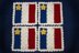 Acadian Flag Coasters