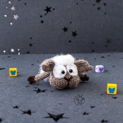Sheep brooch Toy for the doll