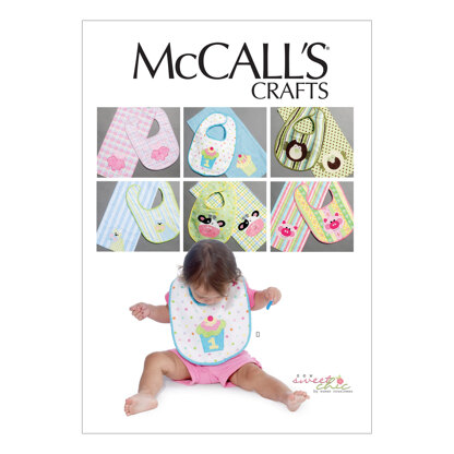 McCall's Bibs and Burp Cloths M6478 - Paper Pattern Size One Size Only