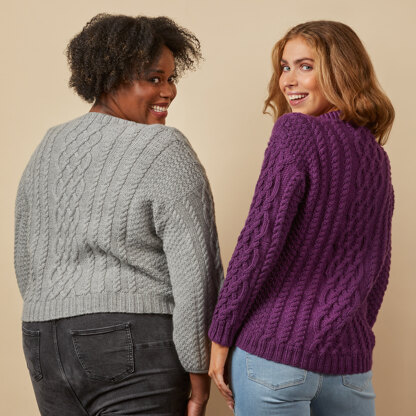 1345 Desert Willow - Cardigan Knitting Pattern for Women in Valley Yarns Amherst