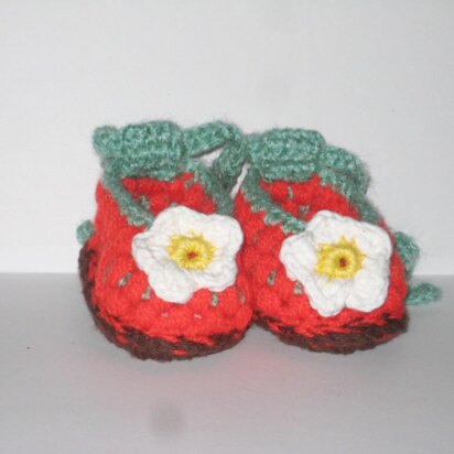Strawberry booties