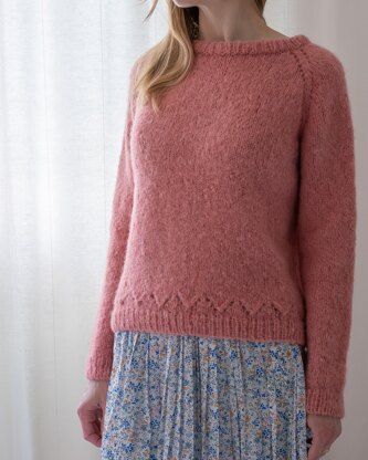 Simple Eyelet Sweater