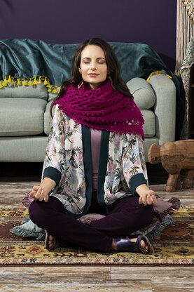 Mind Over Matter Stole in Universal Yarn Finn - Downloadable PDF