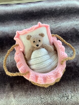 Teddy in a Basket