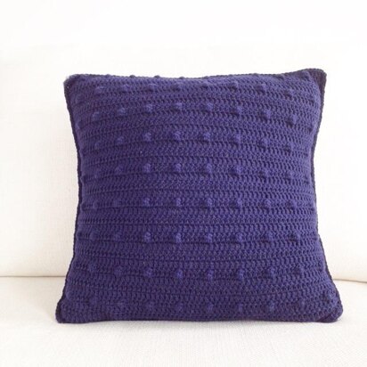 Crochet Bobble Stitch Pillow