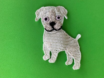 Boxer Crochet Pattern, Crochet Boxer Dog Pattern, Amigurumi Boxer