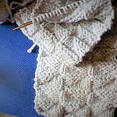 Rugged Edged Triangle Scarf