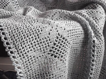 Romantic Gray Blanket