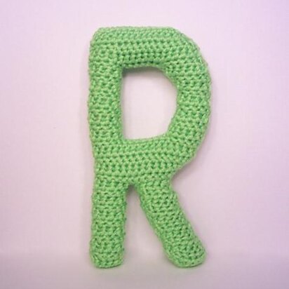 Capital R Alphabet Letter Pattern