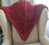 Easy Cranberry Shawl