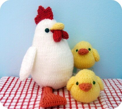 Hen and Chicks Knit Pattern