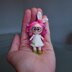 Tiny spring doll amigurumi