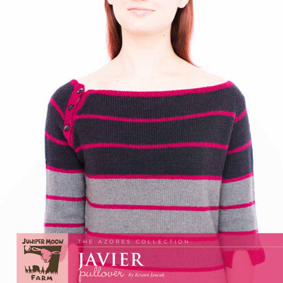 Javier Pullover in Juniper Moon Farm Tenzing - PDF