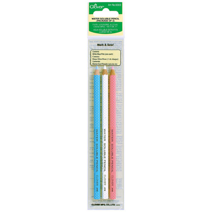 Clover Pencils: Water Soluble: 3 colours (3)