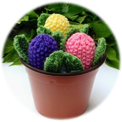 Budding Hyacinth Flowers - Creme Egg Covers