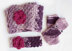 Cozy Posy Scarf in Caron Simply Soft & Simply Soft Ombre - Downloadable PDF