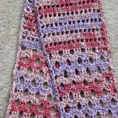 Woodlands Crochet Scarf Pattern