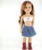 GOTZ 18/19" Doll Brenda Top and Skirt Set