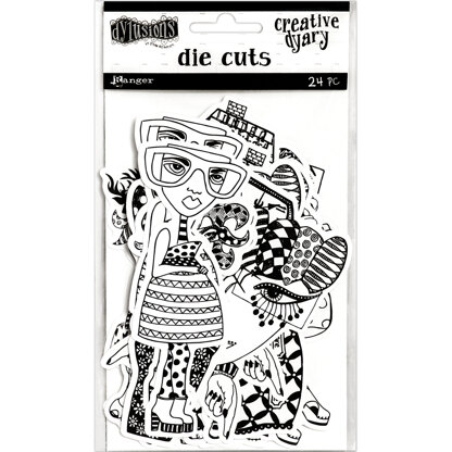 Ranger Dyan Reaveley's Dylusions Creative Dyary Die Cuts - 391046