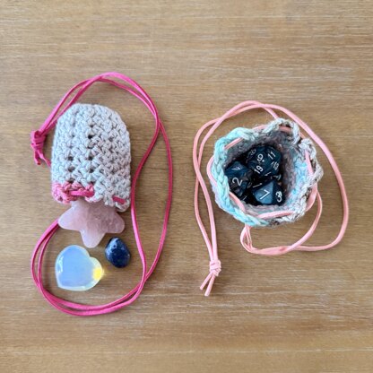 Jasmine’s Gem & Dice Bag Necklace