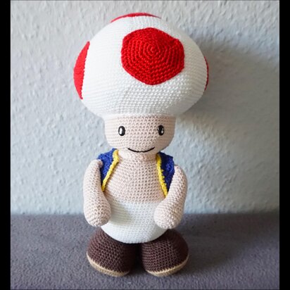 Häkelanleitung Amigurumi Pilz Toad