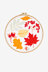 DMC Thanksgiving Autumn Leaves Embroidery Pattern - PAT0711 - Downloadable PDF