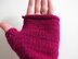 Quilted Spring Fingerless Mittens