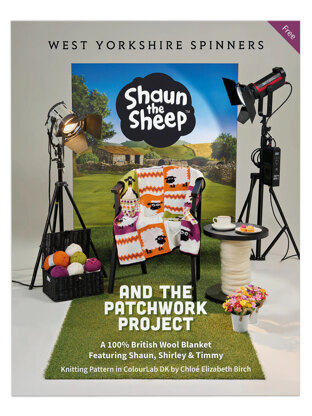 Shaun The Sheep and The Patchwork Project - Knitting Yarn Bundle