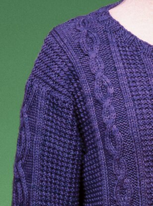 Tramline Cable Pullover #155