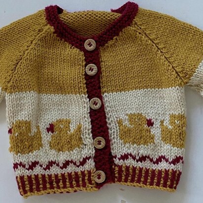 Little Ducklings Cardigan