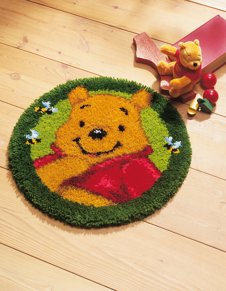 Vervaco Disney Winnie the Pooh Latch Hook Rug Kit | LoveCrafts
