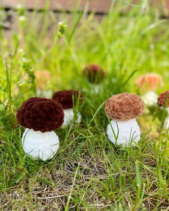 Mushroom keychain