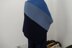 Single crochet tricolor shawl