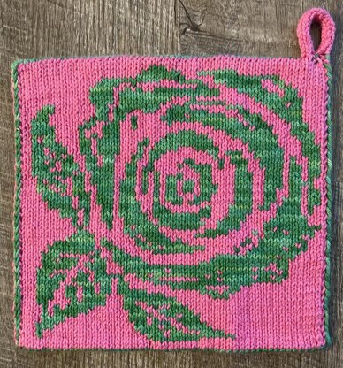 Rose Potholder