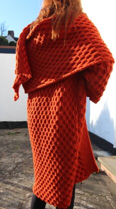 Honeycomb Coat and Shawl