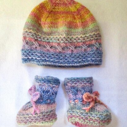 Baby Kisses Hat and Boots