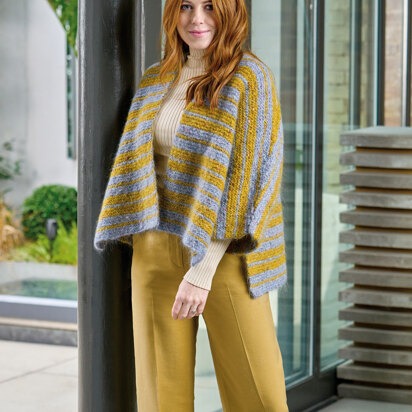 Agave Poncho in Rowan Tweed Haze - ZB325-00001-ENPFRP - Downloadable PDF