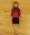 Fashion Doll Yoked Pullover and Slim Skirt
