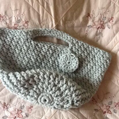 Crocheted Panama Tote Bag