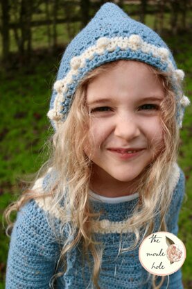 Crochet Bonnet -Lark Bonnet