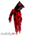 Ladybug kids onesie pyjamas