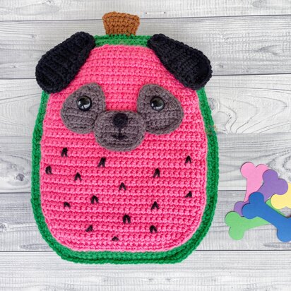 Watermelon Pug Squish Kawaii Cuddler®