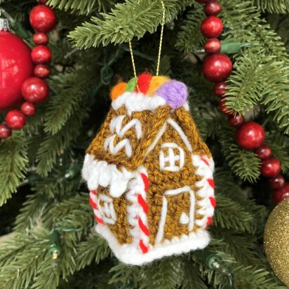 Gingerbread house ornament