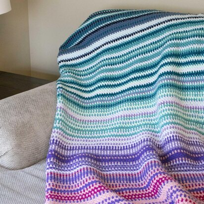 Temperature Blanket Historical Year Long Crochet Along Throw Afghan