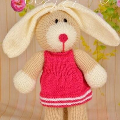 Raspberry Rabbit - knitting pattern